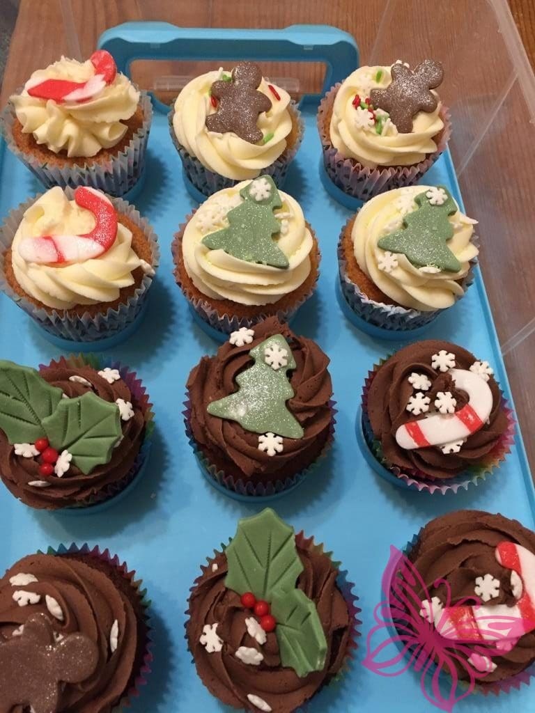 Christmas Cup Cakes